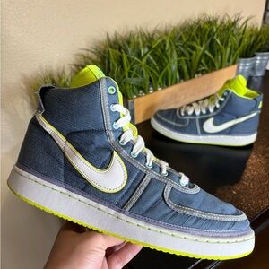 Nike Vandal High Supreme Denim Volt